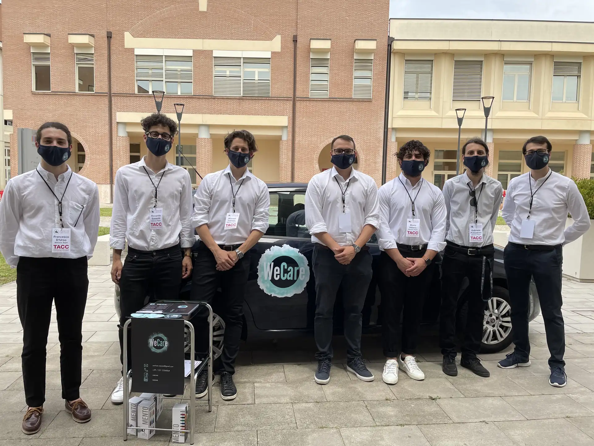 Il team WeCare Solutions al lavoro